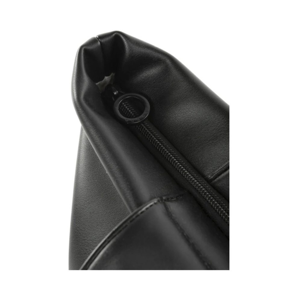 Bugatti Black vegan Tote Bag with zipper closure outside zipper🆓umbrella - Picture 9 of 15